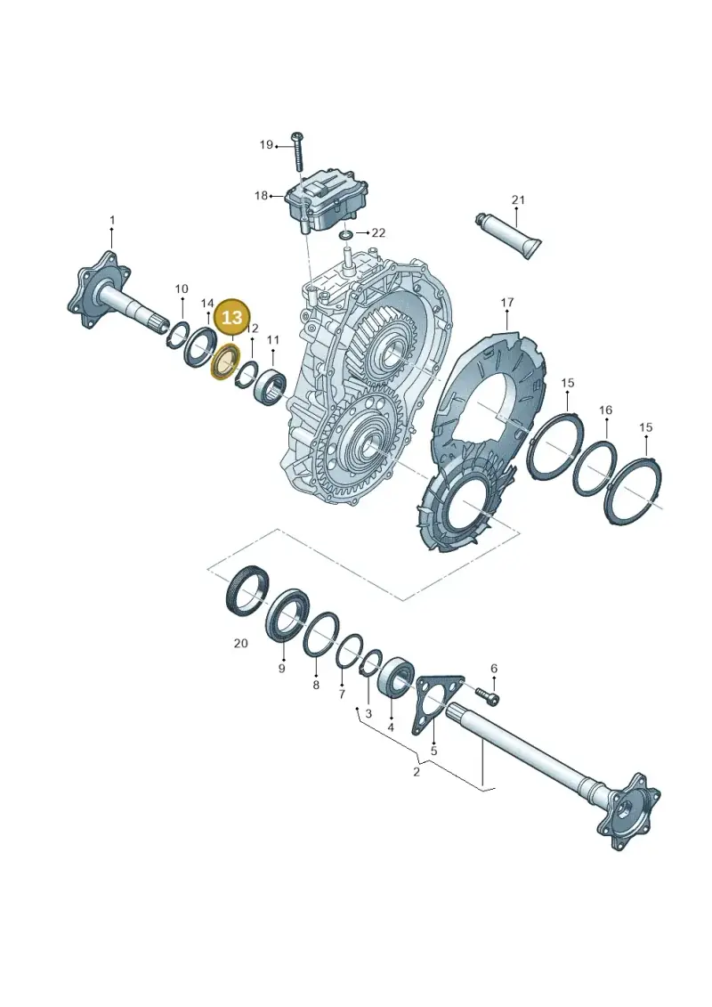 0MB409399 — Audi Q8 e-tron (2018-2020) diagram 586310050, position 13