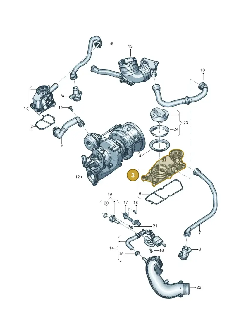 0P2103495F — Audi RS6 Avant (2019-2025) diagram 838103048, position 3
