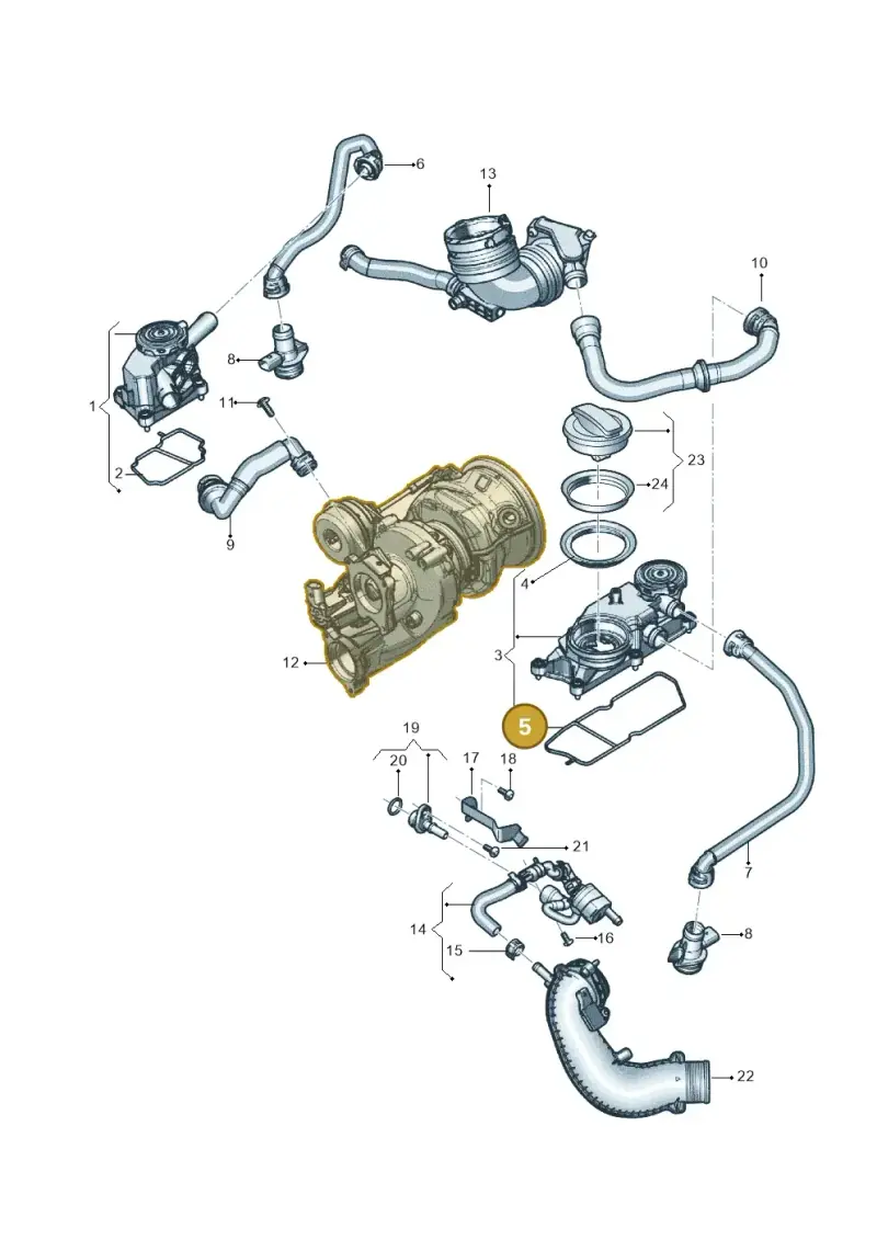 0P2103517 — Audi RS6 Avant (2019-) diagram 838103048, position 5