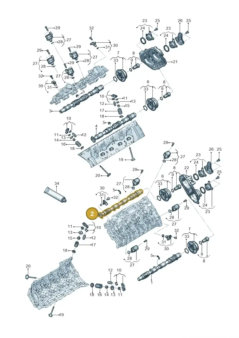 0P2109003P — Audi RS6 Avant (2019-) diagram 819109050, position 2