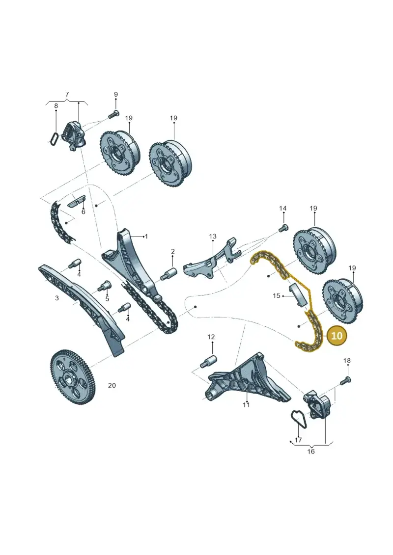 0P2109229L — Audi RS6 Avant (2019-) diagram 819109600, position 10