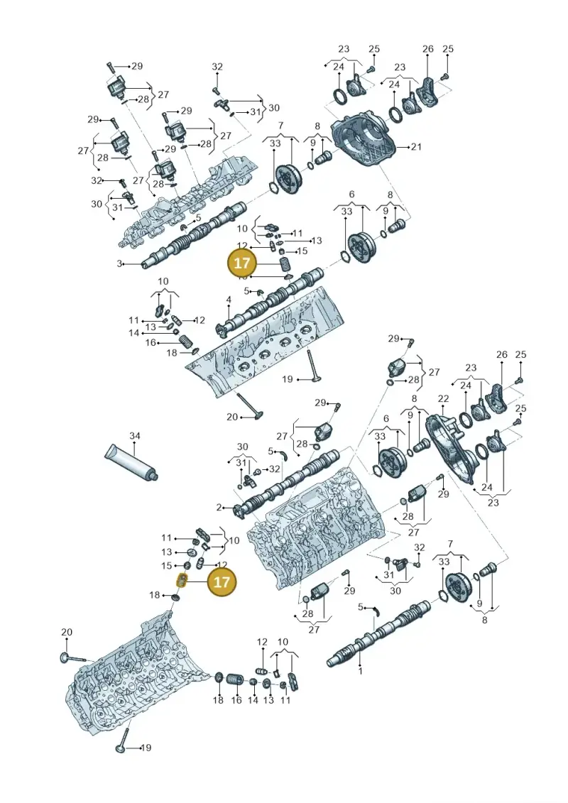 0P2109623A — Audi RS6 Avant (2019-) diagram 819109050, position 17