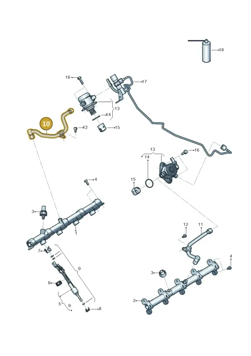 0P2127507C — Audi RS Q8 Quattro (2019-) diagram 819133500, position 10