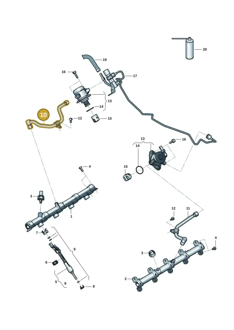 0P2127507C — Audi RS6 Avant (2019-) diagram 537133088, position 10