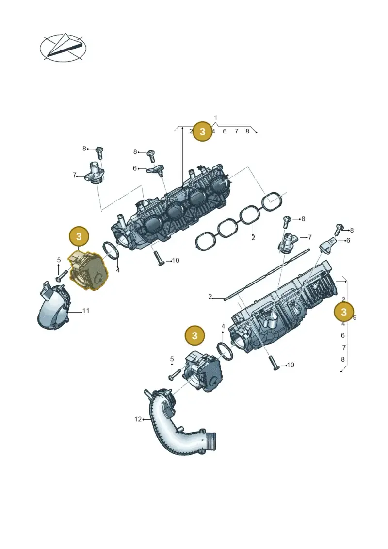 0P2133062C — Audi A8L (2017-2022) diagram 624133030, position 3