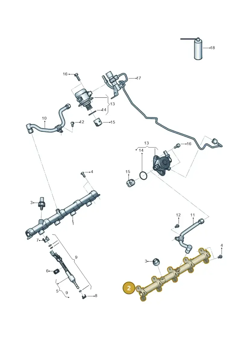 0P2133315A — Audi RS Q8 Quattro (2019-) diagram 819133500, position 2