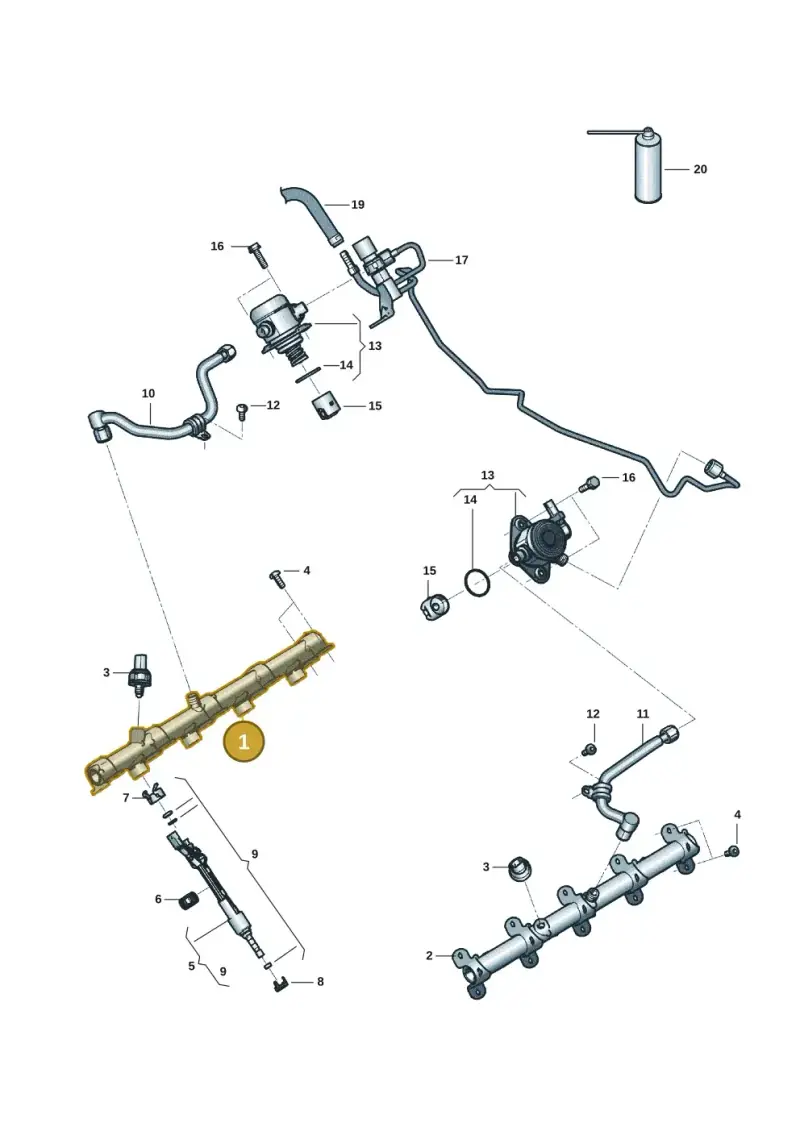 0P2133316A — Audi RS6 Avant (2019-) diagram 537133088, position 1