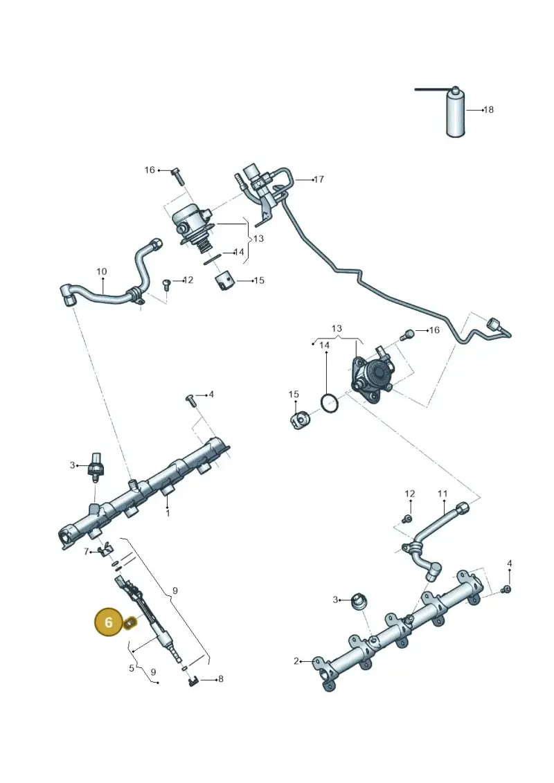 0P2133875J — Audi RS Q8 Quattro (2019-) diagram 819133500, position 6