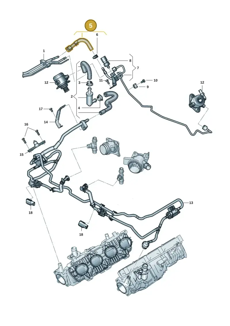 0P2133986 — Audi RS6 Avant (2019-) diagram 537133086, position 5