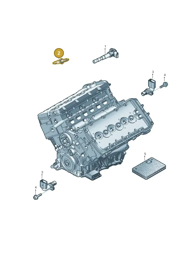 101905600A — Audi A8/S8/qu. lang    08> (2007-) diagram 255905600, position 2
