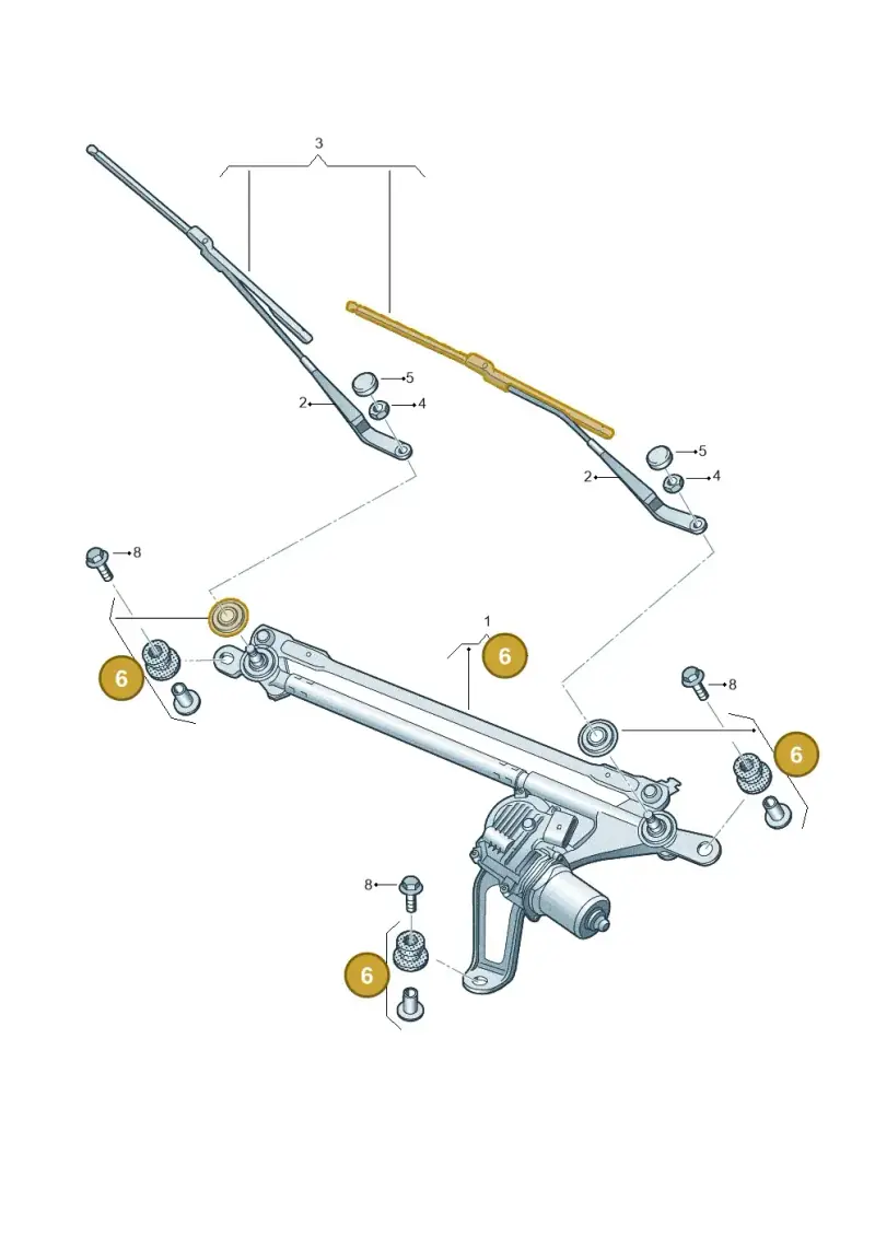 10A998754 — Audi Q4 Sportback (2021-2022) diagram 896955000, position 6