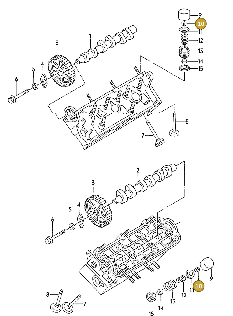 113109651A — Audi A6/S6/Wagon.qu.   95 (1994-1995) diagram 119109300, position 10