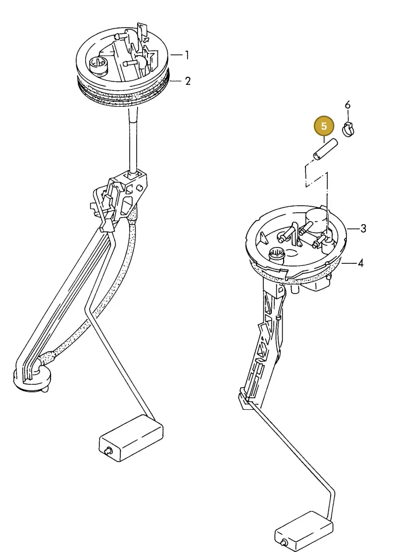113201539 — Audi S6 plus qu.       97 (1996-1997) diagram 118919400, position 5