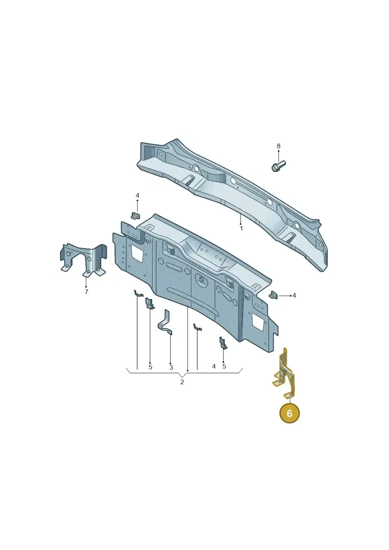 11A804749 — Audi Q4 Sportback (2021-2022) diagram 89a813000, position 6