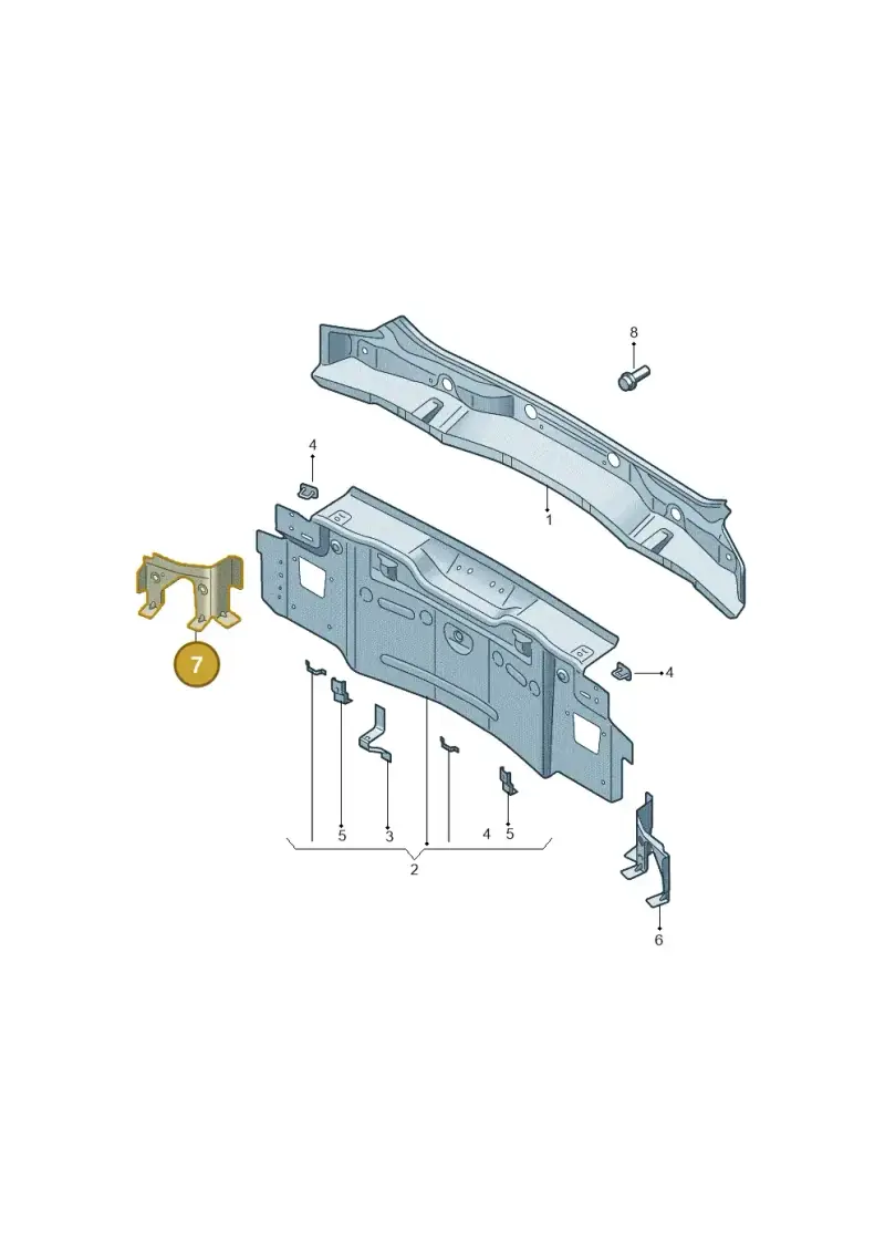 11A804750 — Audi Q4 Sportback (2021-2022) diagram 89a813000, position 7