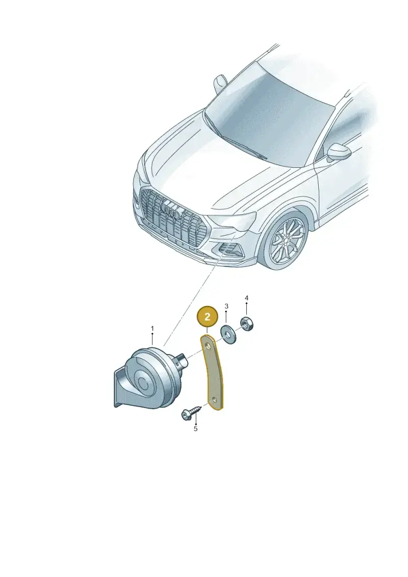 11A951107 — Audi Q4 Sportback (2021-2022) diagram 89a951000, position 2