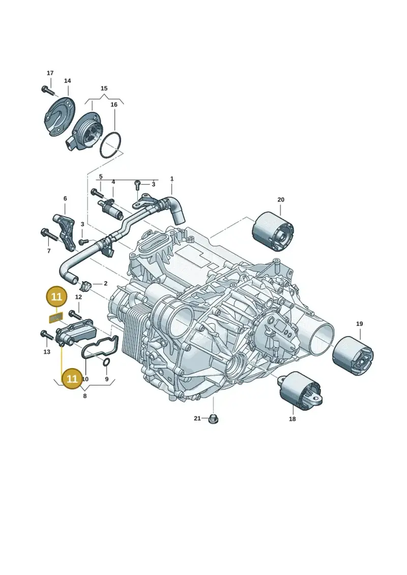 12E010001G — Audi Q6 e-tron (2023-) diagram f5s901100, position 11