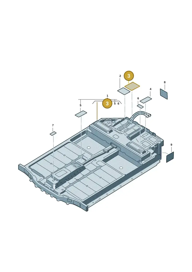 12E010006AA — Audi RS e-tron GT (2020-2020) diagram 4j1915500, position 3