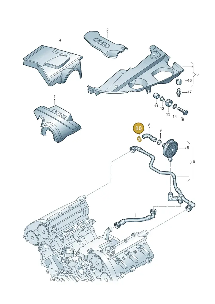 171407293B — Audi A6/S6/Avant/qu.   05> (2004-) diagram 249103800, position 10