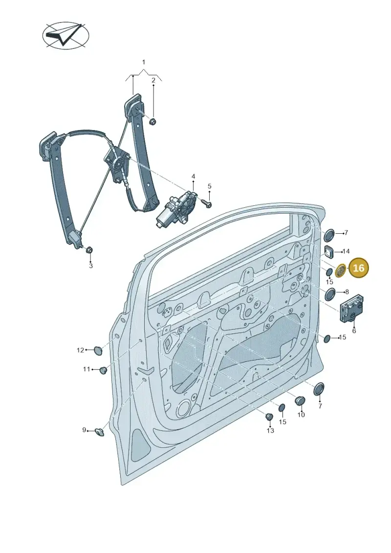 191971928 — Audi Q8 e-tron (2018-2020) diagram 586837060, position 16