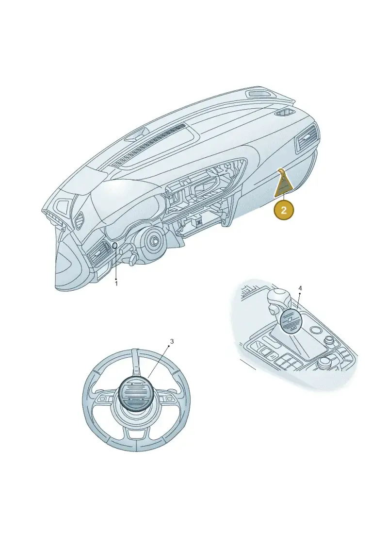 1C0010332 — Audi A7 Sportback (2014-2018) diagram 765010250, position 2