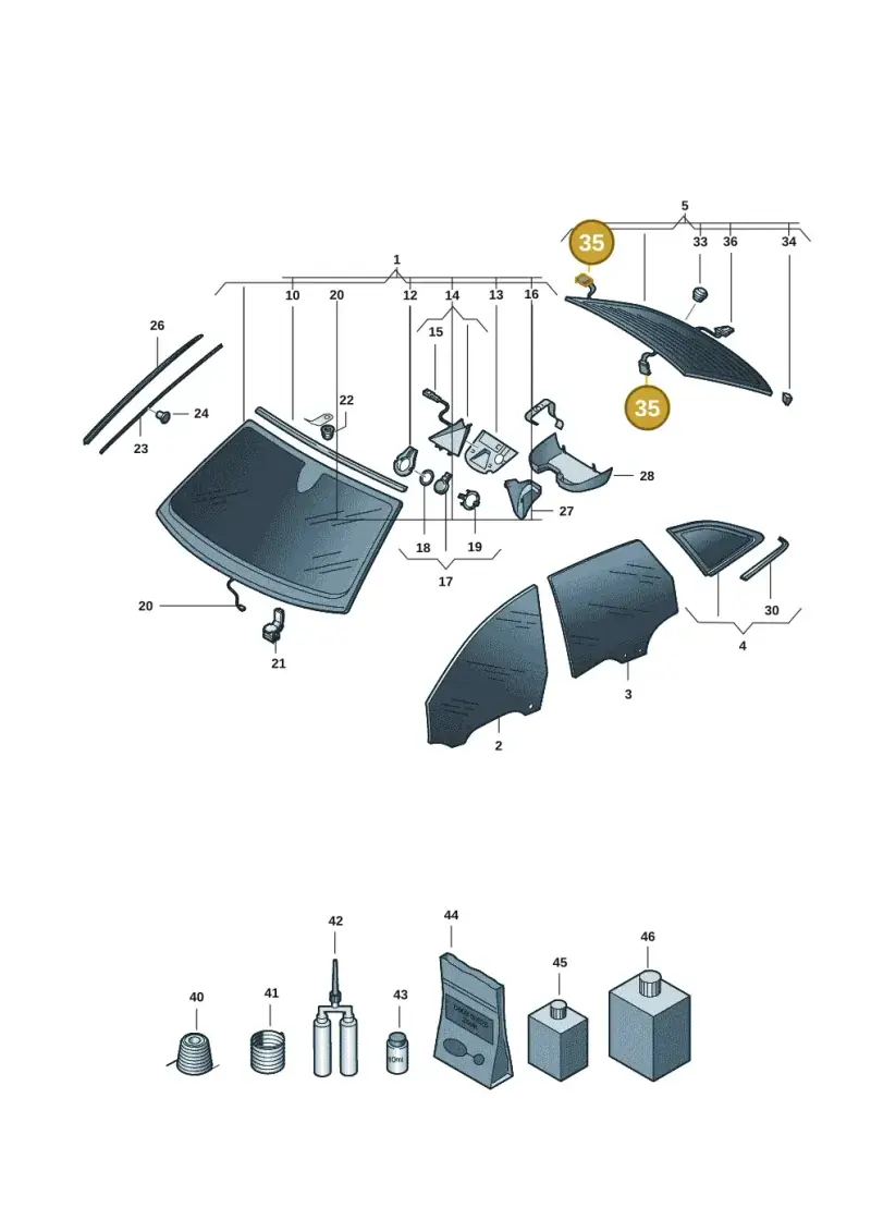 1C0973119B — Audi A5 Avant 2.0 (2024-) diagram 8wk845000, position 35