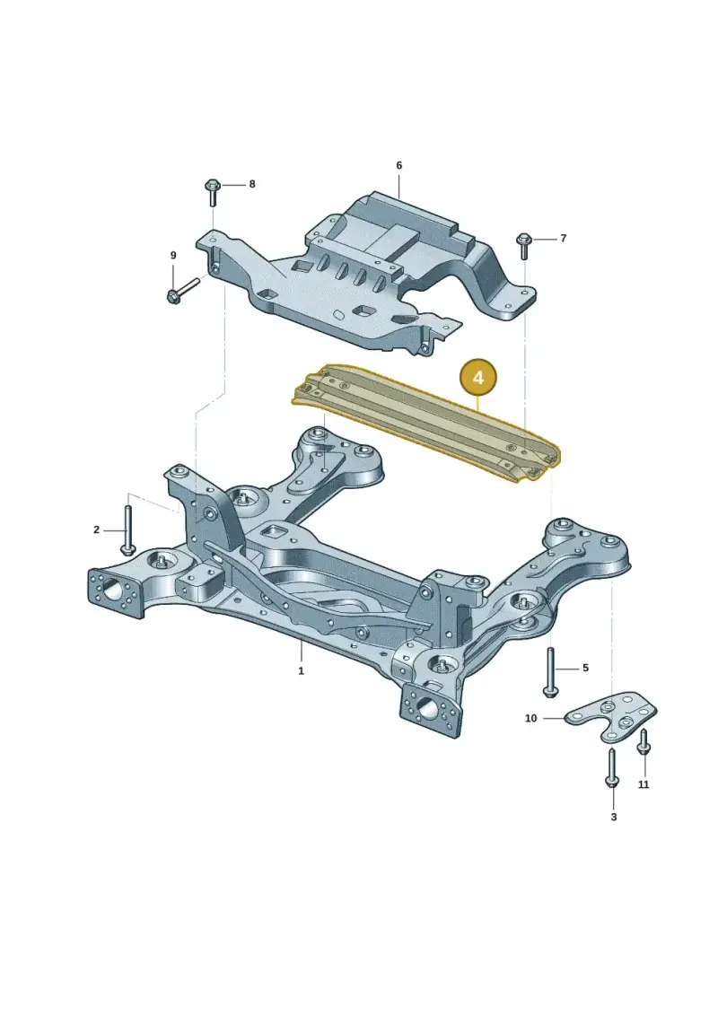 1EA199599B — Audi Q5 e-tron (2021-) diagram 11d199010, position 4