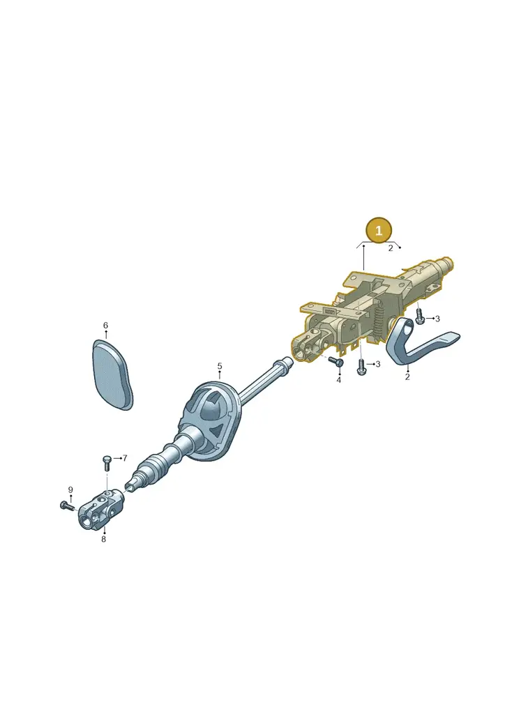 1EA419512G — Audi Q4 Sportback (2021-2022) diagram 10a419050, position 1