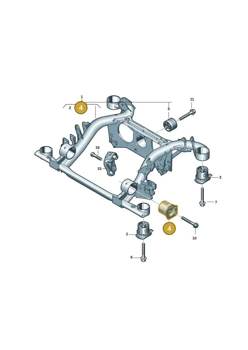 1EA599371D — Audi Q4 Sportback (2021-2022) diagram 10a505000, position 4