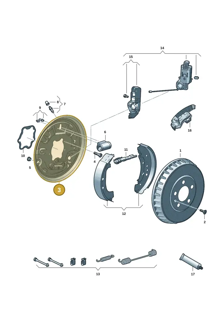 1EA609426A — Audi Q4 Sportback (2021-2022) diagram 89a609000, position 3