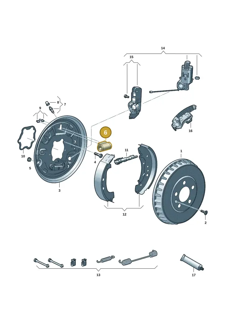 1EA611053C — Audi Q4 Sportback (2021-2022) diagram 89a609000, position 6