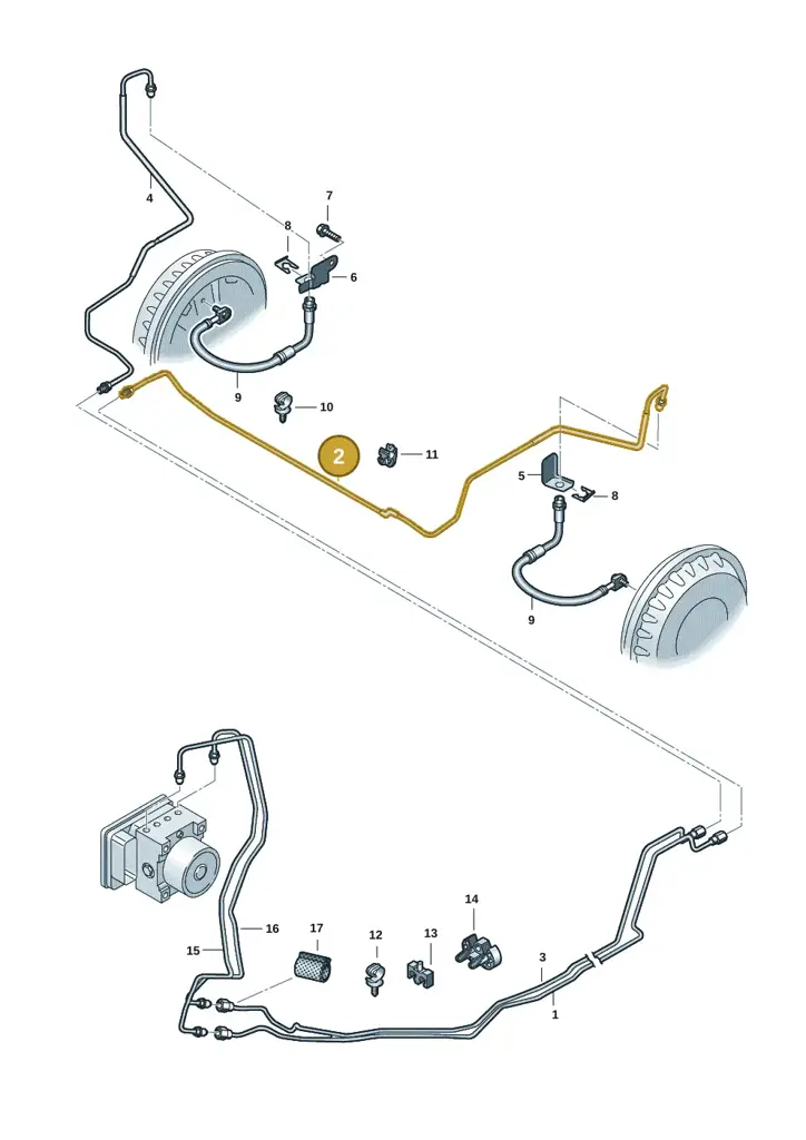 1EA614781L — Audi Q4 Sportback (2021-2022) diagram 89a611036, position 2