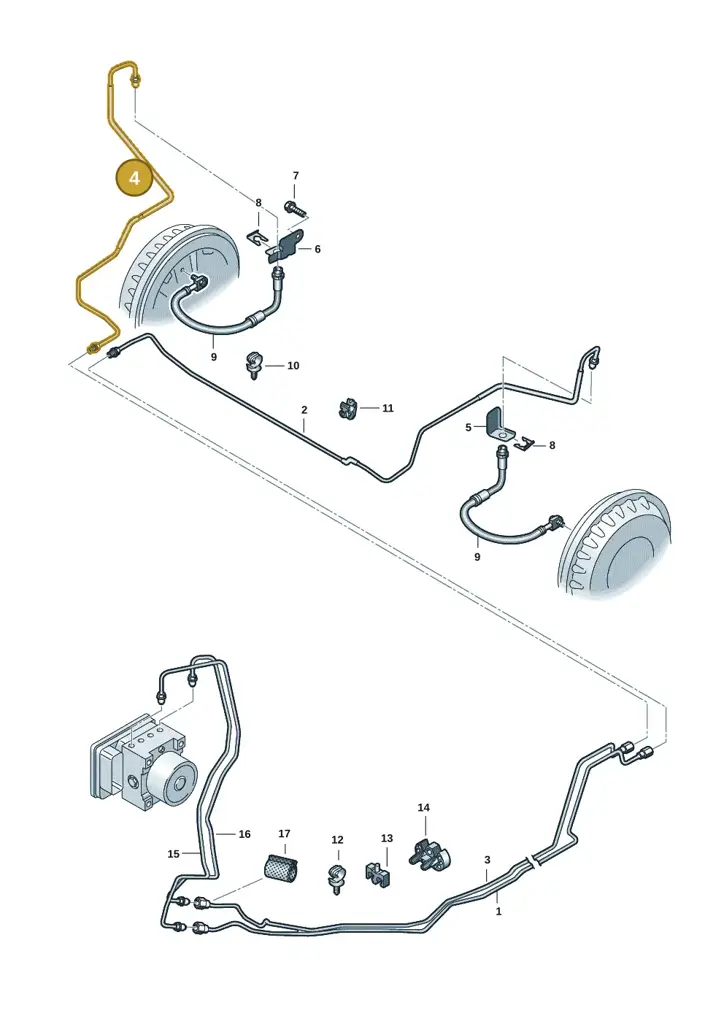 1EA614782N — Audi Q4 Sportback (2021-2022) diagram 89a611036, position 4