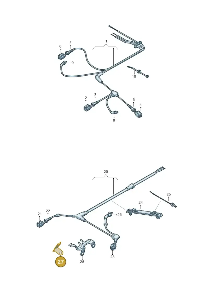 1EA615131E — Audi Q4 Sportback (2021-2022) diagram 89a927100, position 27
