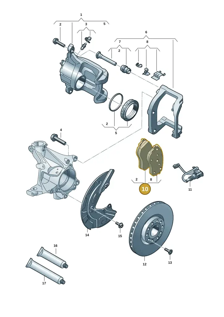1EA698151B — Audi Q4 Sportback (2021-2022) diagram 89a615030, position 10