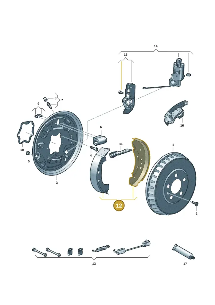 1EA698525B — Audi Q4 Sportback (2021-2022) diagram 89a609000, position 12
