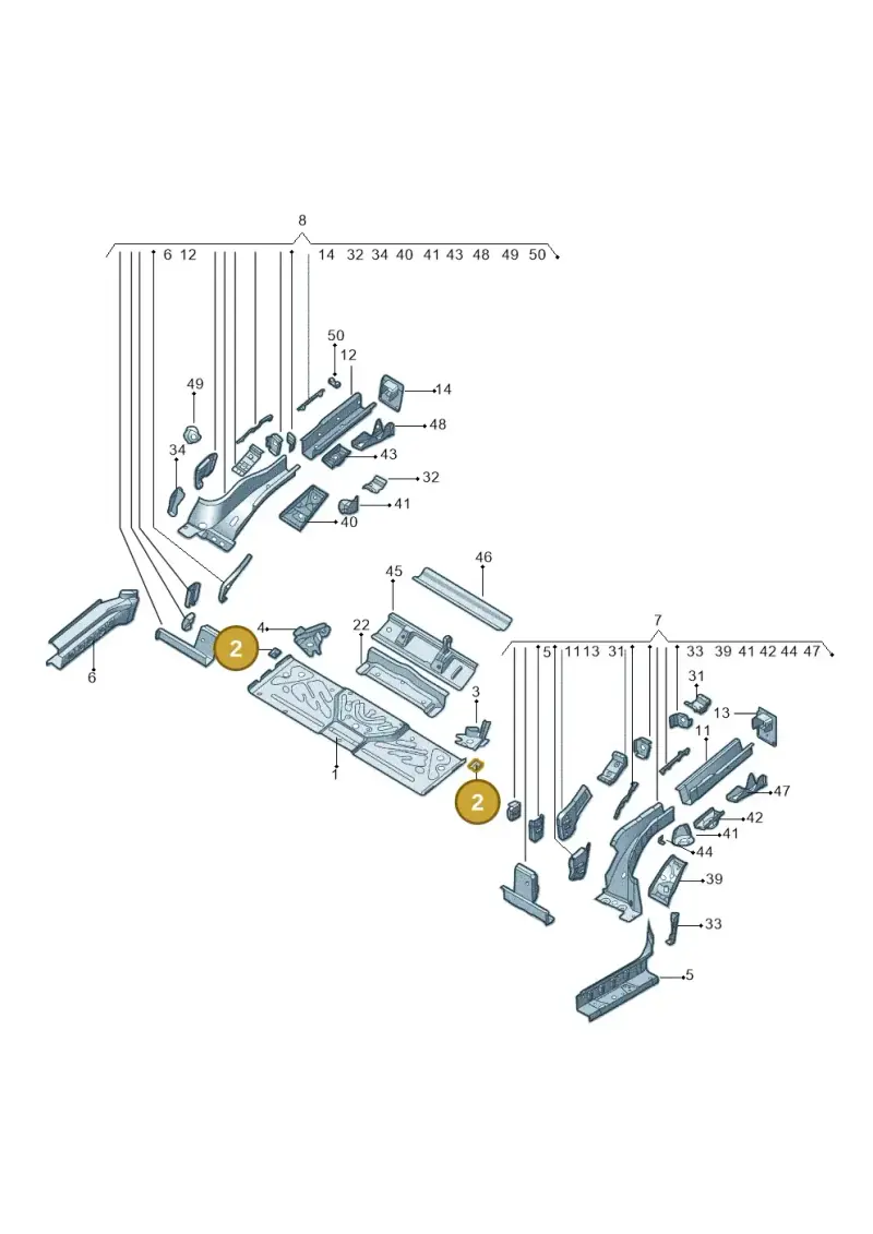 1EA802311 — Audi Q5 e-tron (2021-) diagram 11d803020, position 2