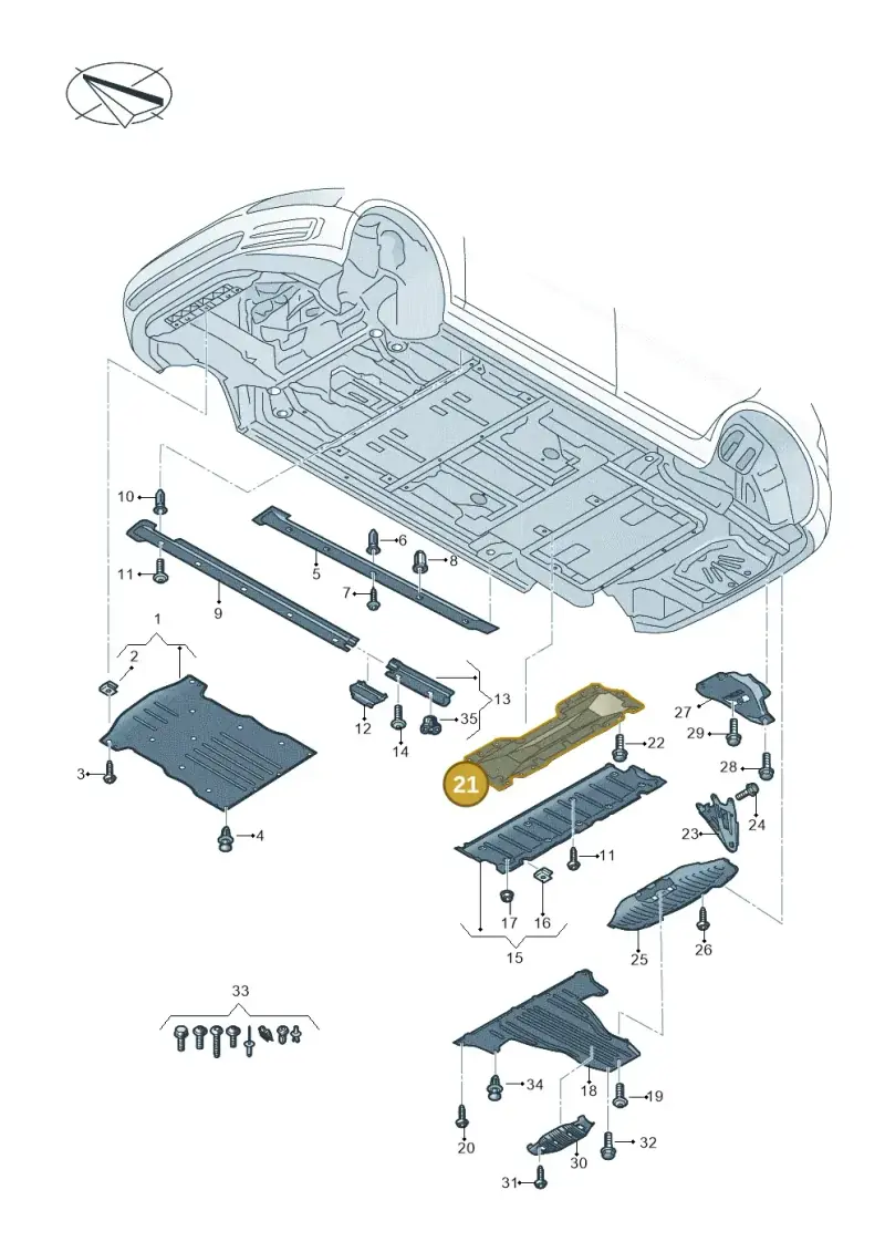 1EA804792E — Audi Q4 Sportback (2021-2022) diagram 89a825000, position 21
