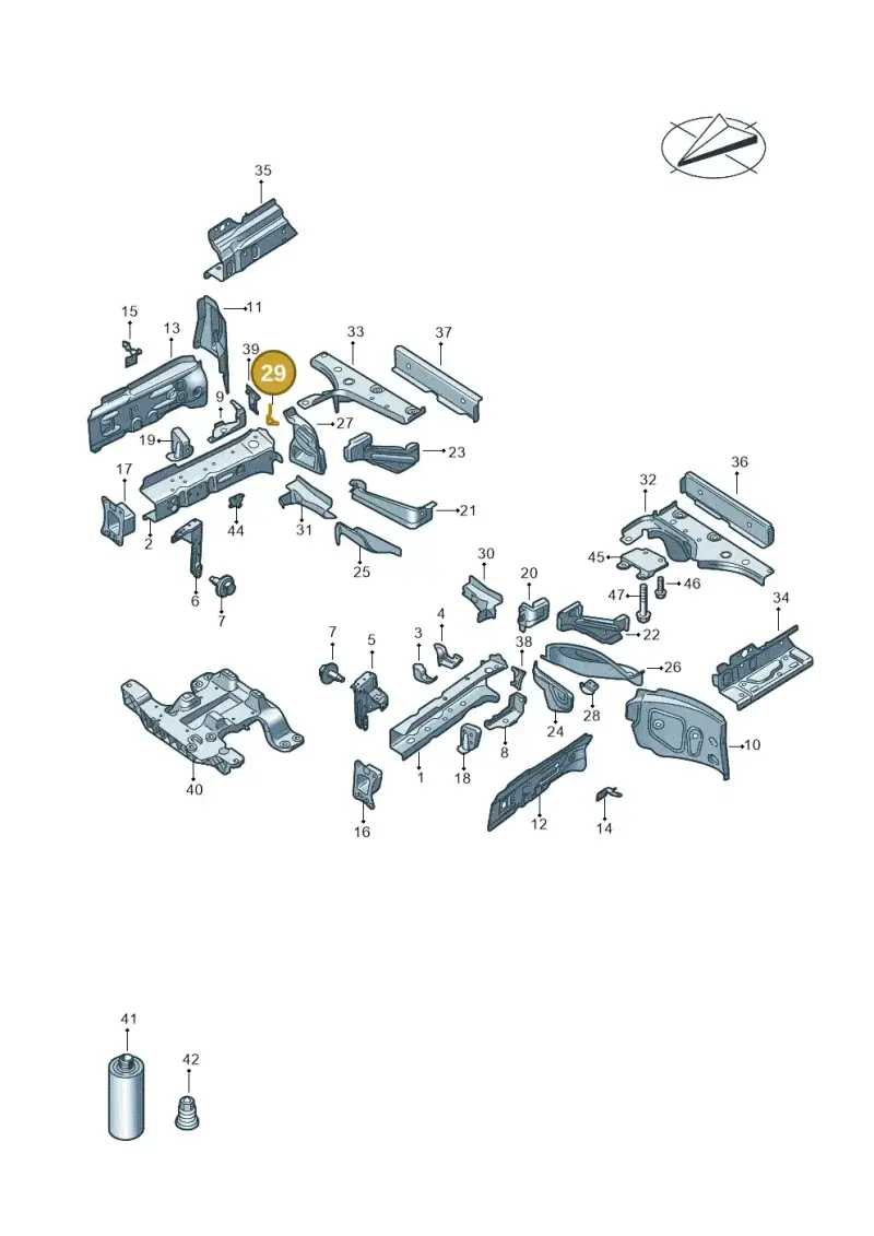1EA804852 — Audi Q4 Sportback (2021-2022) diagram 89a803000, position 29