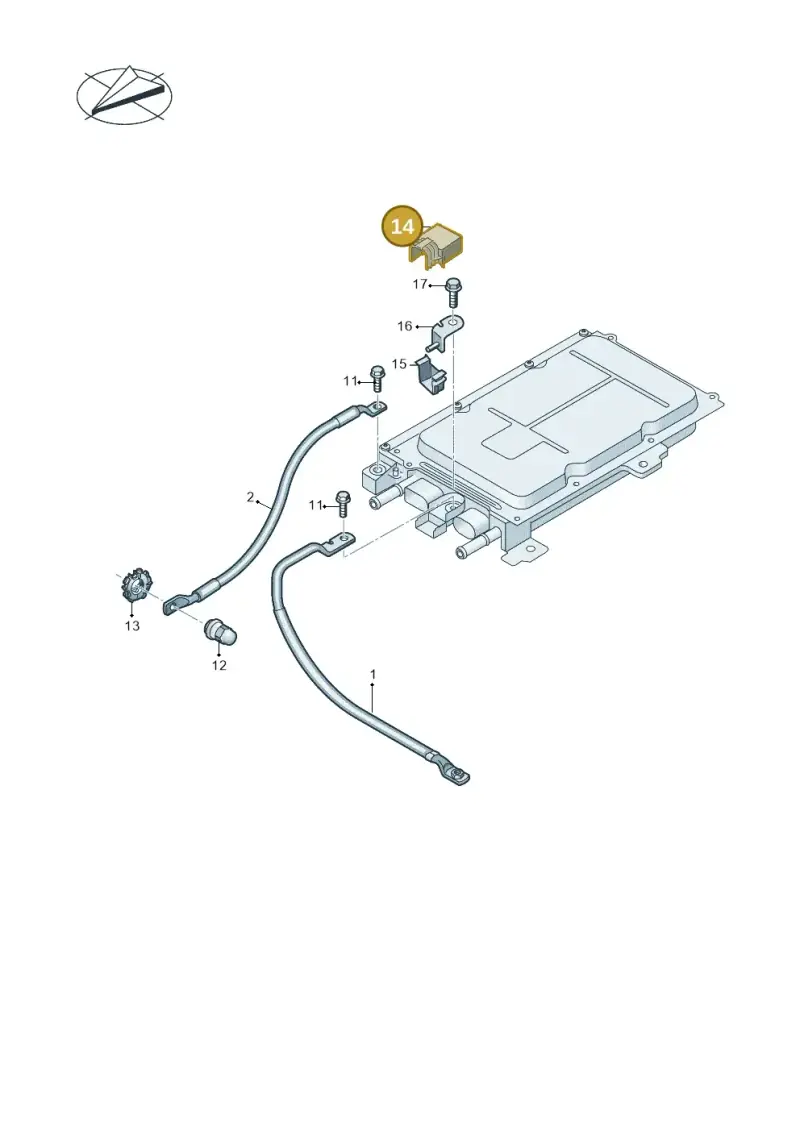 1EA907299B — Audi Q4 Sportback (2021-2022) diagram 89a972000, position 14