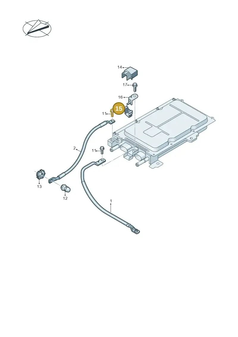 1EA907333 — Audi Q4 Sportback (2021-2022) diagram 89a972000, position 15