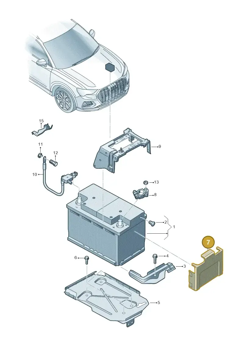 1EA915325 — Audi Q4 Sportback (2021-2022) diagram 89a915000, position 7