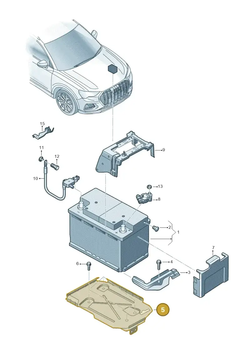 1EA915331D — Audi Q4 Sportback (2021-2022) diagram 89a915000, position 5