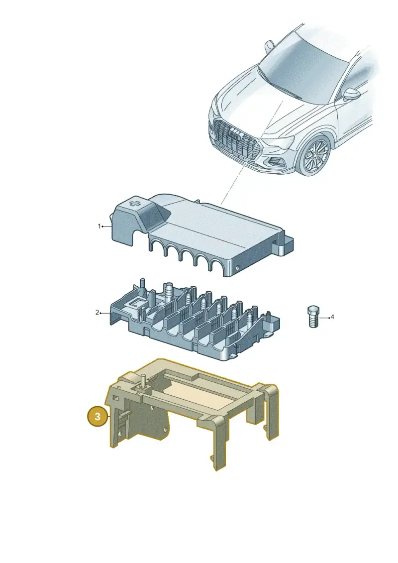 1EA915345 — Audi Q5 e-tron (2021-) diagram 89a937200, position 3