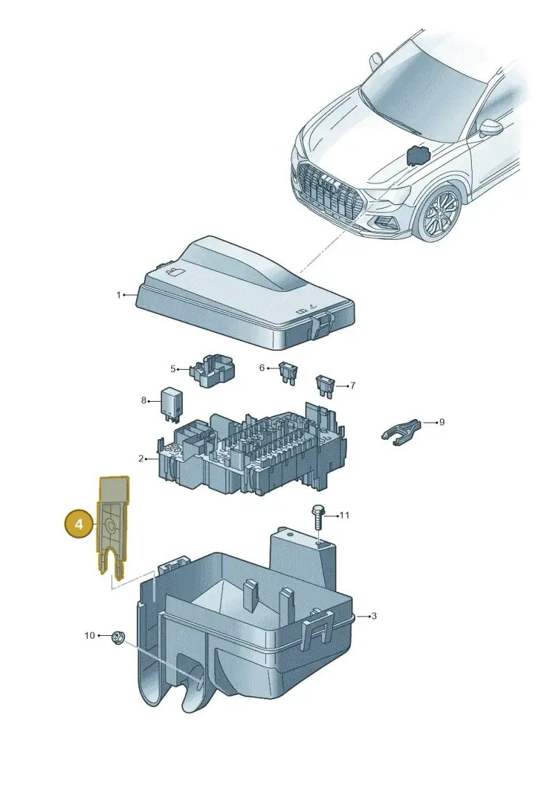 1EA927165 — Audi Q4 Sportback (2021-2022) diagram 89a937100, position 4