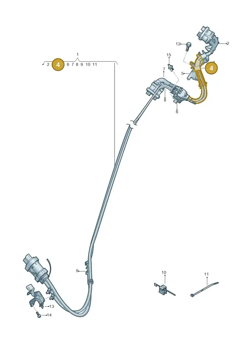 1EA937545 — Audi Q4 Sportback (2021-2022) diagram 89a970100, position 4