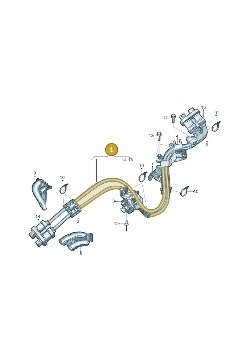 1EA971015AA — Audi Q4 Sportback (2021-2022) diagram 89a970300, position 1