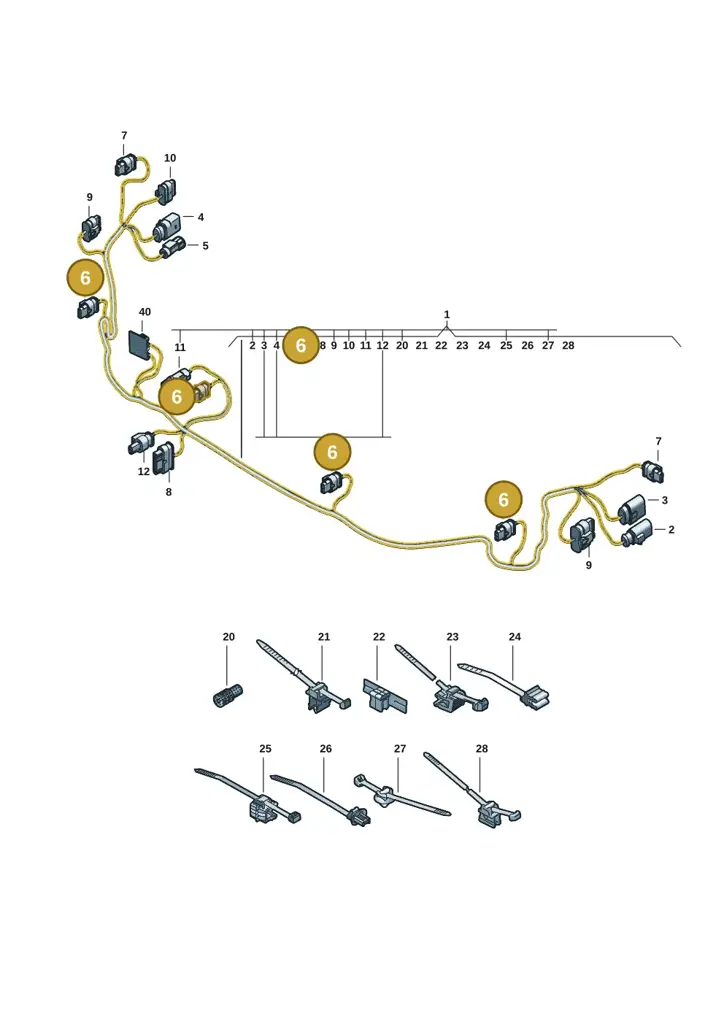 1EA973703D — Audi A5 Limo 2.0 (2024-) diagram 8wk972700, position 6