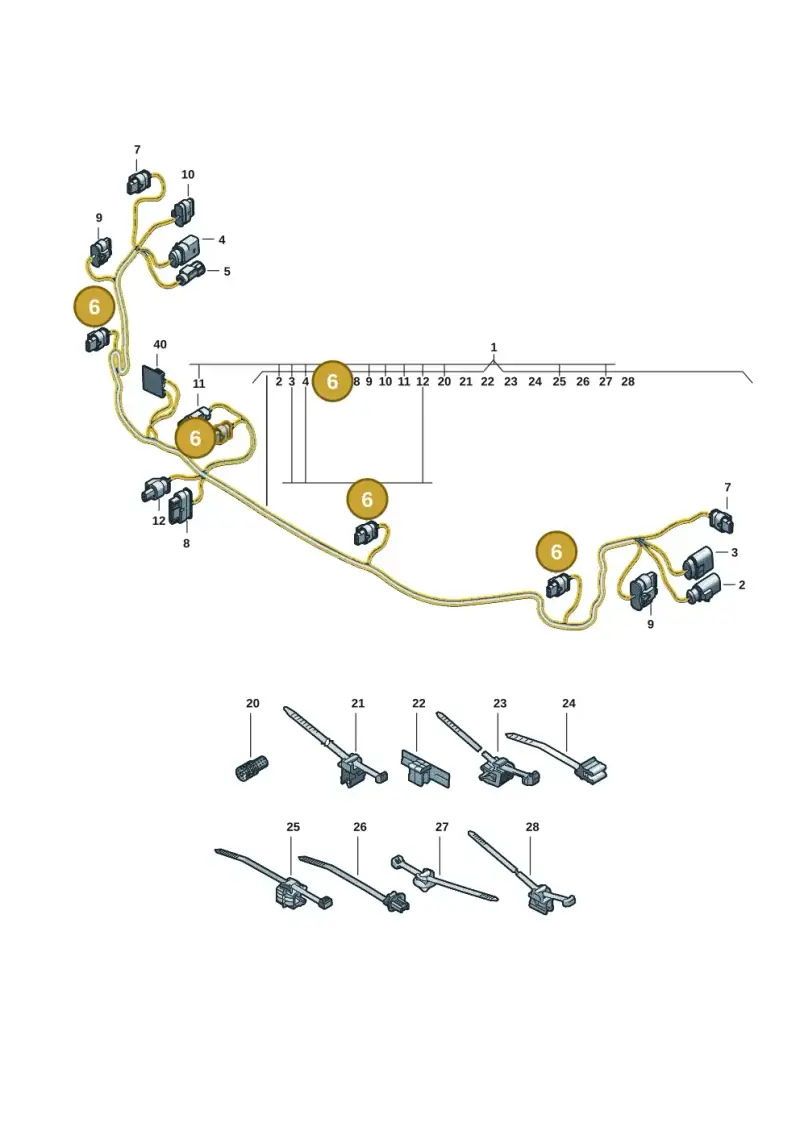 1EA973703D — Audi A5 Limo 2.0 (2024-) diagram 8wk972700, position 6