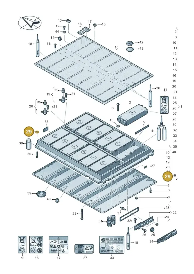 1EA998103 — Audi Q4 Sportback (2021-2022) diagram 082915050, position 29